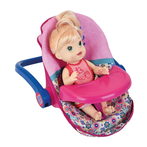 Baby Alive Pretend Play Baby Doll Travel System with Stroller & Car Seat
