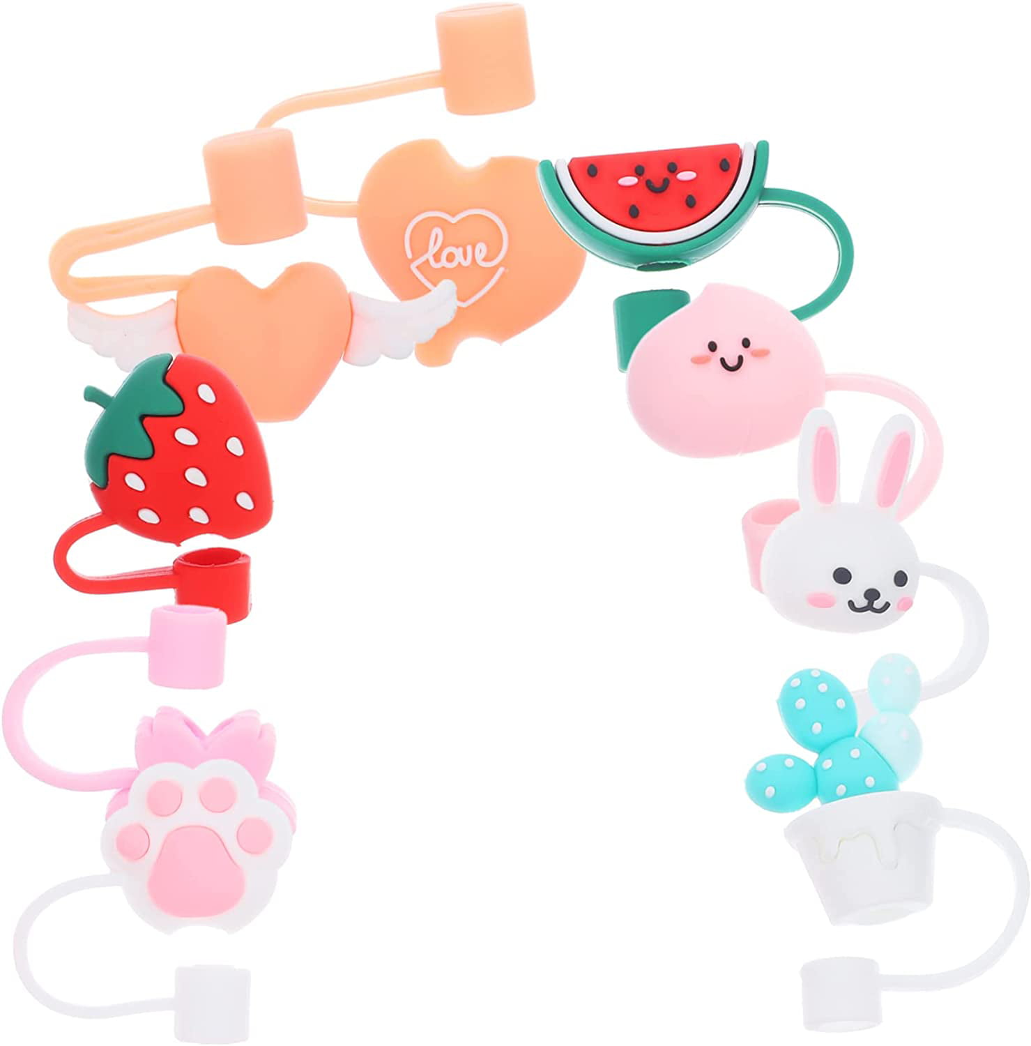 Kawaii Drinking Straw Topper, The Linea Home