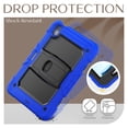 thumbnail image 7 of FJLBDE Case for iPad Air 11 inch (2026 M4/2025 M3/2024 M2), Rugged Shockproof Tablet Cases Cover with Kickstand Shoulder Strap, Blue, 7 of 7
