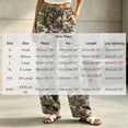 thumbnail image 7 of BaoFuBaoMei Camo Cargo Pants for Women Plus Size Wide Leg Drawstring High Waisted Trousers with Pockets Bottoms Hiking Streetwear, 7 of 7