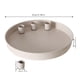 thumbnail image 3 of Bandeja magnética para velas, soporte cónico para velas, candelabro redondo de metal con 4 soportes magnéticos, bandeja decorativa, soporte festivo para velas de Adviento, metal de alta, 3 of 9
