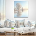 thumbnail image 4 of Designart Frosty Winter Tree by Rising - Photography Throw Pillow - 18x18, 4 of 5