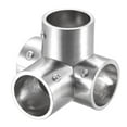 thumbnail image 2 of Clothes Rail Flange Connector,Stainless Steel Pipe Connector Shelves Right Angle, 2 of 8