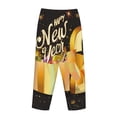 thumbnail image 3 of Lsque Happy New Year 2025 C Print Women's Pajama Pants, Lounge Pant - Comfortable Home Wear,Elastic Waistband, Stylish Design-Small, 3 of 9