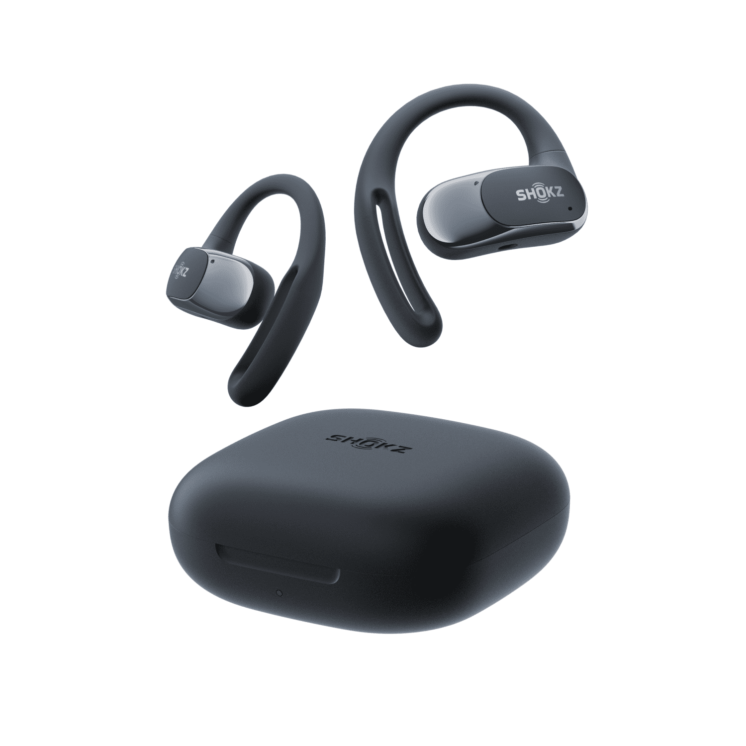 Shokz, OpenDots ONE - Open-Ear Wireless Bluetooth Earbuds, Black