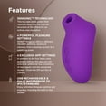 thumbnail image 2 of LELO SONA Originals App Connected Clit Sucker SenSonic Toy Designed for Women, Purple, 2 of 3