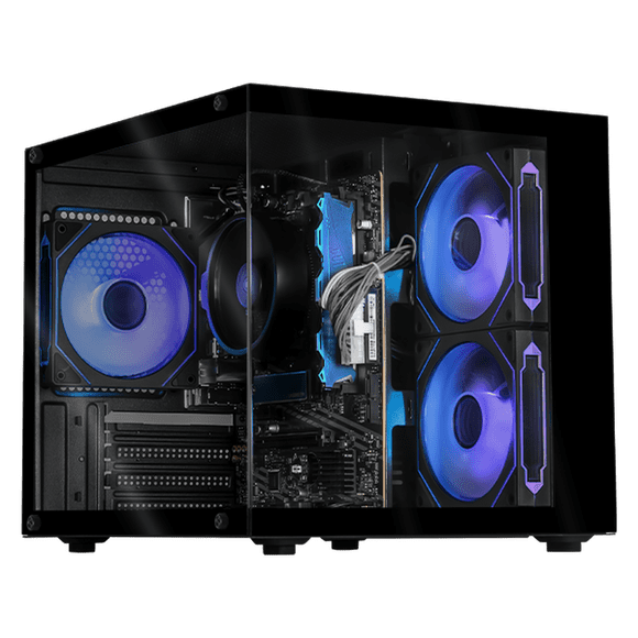 Computadora Escritorio Xtreme PC Gaming AMD Radeon Vega 11 Ryzen 5 3400G 16GB SSD 500GB WIFI Black juegos casuales, trabajo y estudio