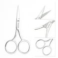 thumbnail image 3 of Unique Bargains 1 Pc Women 2.0 Embroidery Scissors Grooming Scissors For Bathroom Stainless Steel Silver Tone, 3 of 4