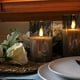 thumbnail image 4 of Velas LED sin llama con cera real, luz blanca cálida parpadeante para decoración de bodas en festivales, LED de ahorro de energía que garantizan un brillo infinito (3 piezas), 4 of 7