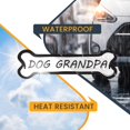 thumbnail image 5 of Dog Grandpa Dog Bone Car Magnet - 2 x 7" Dog Bone Heavy Duty Decal for Car Truck SUV Waterproof …, 5 of 7