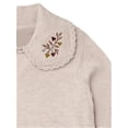 thumbnail image 3 of Modern Moments by Gerber Sweater with Embroidered Collar, Sizes 12 Months - 5T, 3 of 6