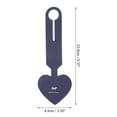 thumbnail image 2 of Unique Bargains 1 Pc Heart Shape Luggage Tag for Travelling Deep Blue Polyurethane, 2 of 5