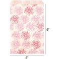 thumbnail image 2 of 888 Display USA, Inc 200 pcs 5" x 7" Flower Paper Gift Bags Shopping Sales Tote Bags White with Pink Red Flower Design, 2 of 2
