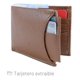 thumbnail image 2 of Cartera Hombre Tarjetero Horizontal Piel 100% Regalo Papá marron, 2 of 9