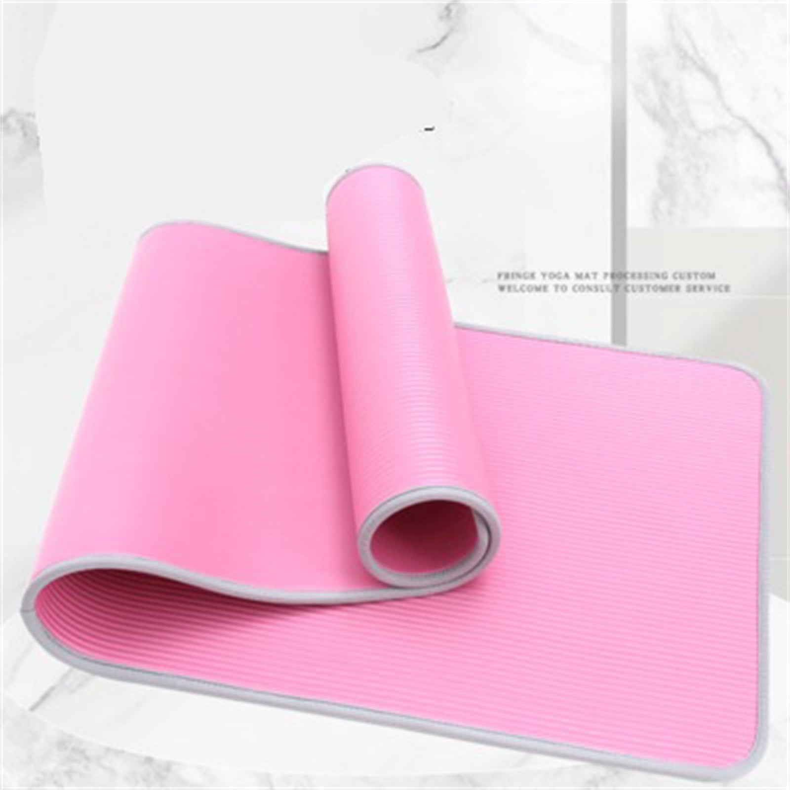 Thick Yoga Mat Non Slip, Large Size 72" L x 32" W x 0.6" TH, Premium Exercise & Fitness Mat with Carrying Strap and Bag,Workout Mats for Home,Gray