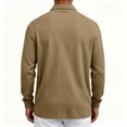thumbnail image 5 of Oazcsf Men's Polo Shirts Long Sleeve Button Shirts Collared Casual Basic Tshirts Slim Fit Summer Classic Golf Shirts, 5 of 5