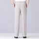 thumbnail image 4 of Ceisia Men's Solid Color Quick-Dry Straight Leg Casual Pants with Elastic Waist Gray XXL Gifts, 4 of 9