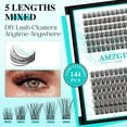 thumbnail image 2 of Extensión de pestañas en racimo de pestañas AMZGIRL LASH Wispy 144 unidades, 2 of 6