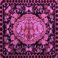 thumbnail image 1 of Ahgly Company Indoor Square Medallion Purple French Area Rugs, 8' Square, 1 of 4