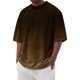 thumbnail image 1 of Men's T-shirts Graphic Printing Street Casual Short Sleeve Printed Clothing M, 1 of 4