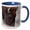Blue/White, variant on 3drose, Bison, Yellowstone National Park, Montana, Wyoming, 11oz Mug