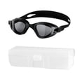 thumbnail image 3 of Gafas de natación, visión clara, gafas de natación de moda antivaho, de natación para deportes acuáticos, surf, playa y exteriores. negro, 3 of 8