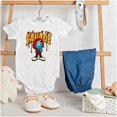 thumbnail image 3 of Urban Streetwear Smurf Savage Cartoon Romper Boys or Girls Infant Baby Brisco Brands NB, 3 of 6