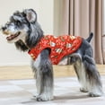 thumbnail image 5 of CuteBone Dog Christmas Shirts 2-Pack Soft Pet Clothes Breathable Summer Vest for Small Puppy and Stretchy Cat Apparel 2BX16XS, 5 of 9