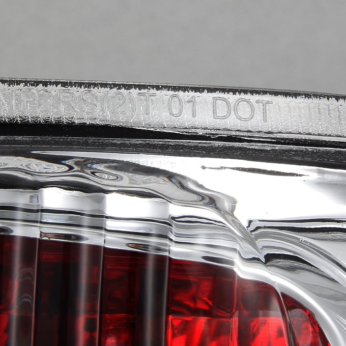 AKKON - For Chevy Equinox SUV Rear Red Clear Tail Light Tail Lamp Brake Lamp Driver Left Side Replacement