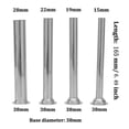 thumbnail image 1 of MYG 4 Pcs Tubes de Remplissage en Acier Inoxydable pour Saucisses Entonnoirs Buses Pièces de Rechange, 1 of 7