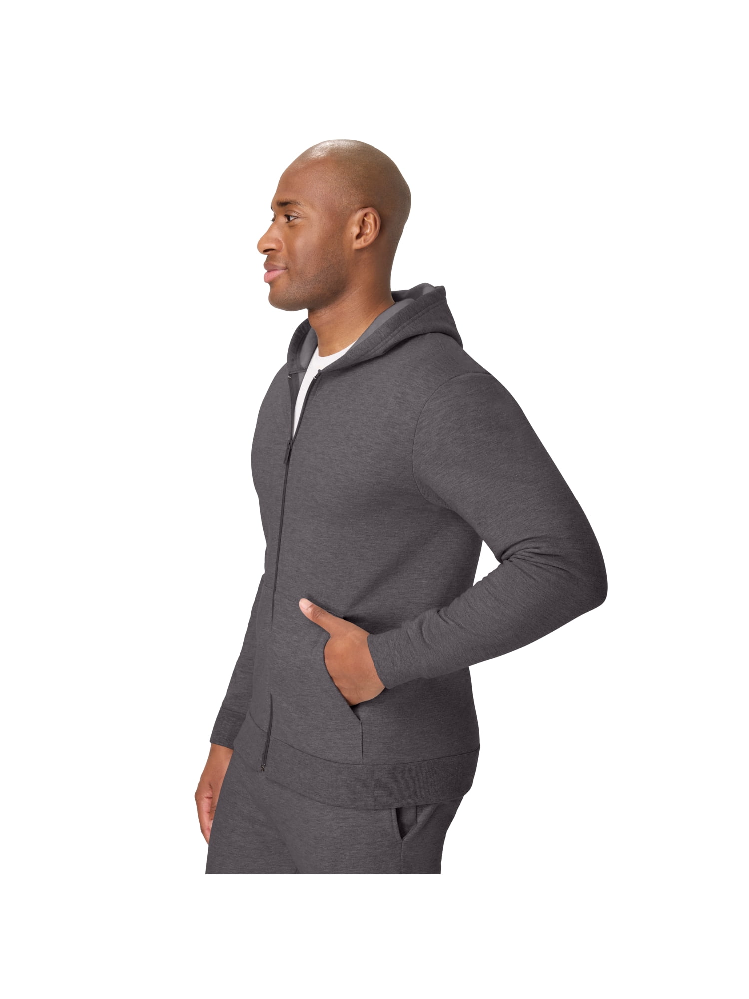 Hanes Men's & Big Men's Essentials Fleece Full-Zip Hoodie Sweatshirt, Sizes S-5XL