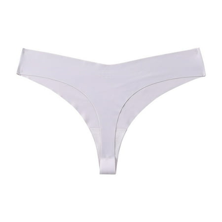 

Quealent Women S Panties Womens Lace Thongs Panties Underwear Low Rise T Back Underpants Gray L