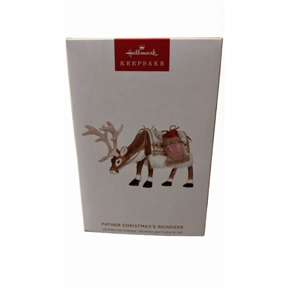 Hallmark 2025 Keepsake Father Christmas's Reindeer Limited Ornament New with Box