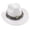 ZB-White, variant on Baby Hat Childrens Woolen Hat With Upturned Brim Fedora Cowboy Hat Head Accessory Solid Color Top Hat Wide Brimmed Hat Boys Fashion Girls Fashion,Size 3-18 Years,White