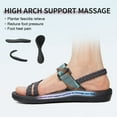 thumbnail image 3 of MEGNYA Hiking Sandals for Women, Comfortable Walking Flip Flop Sandals with Arch Support, Athletic Sandals with Hook and Loop Straps for Beach Vacation Adventure, 3 of 8