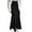 Black, variant on Ndbuld Womens Skirt Elastic High Waist Long Maxi Skirt Ladies' Solid Color French Fishtail Skirt Fashionable High Waist Mid Length Knitted Hip Hugging Skirt,White