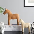 thumbnail image 7 of Sunjoy Tech Horse Ornament Nordic Style Artistic Minimalist Decorate Pine Ins Morandi Wooden Horse Ornaments for Home, 7 of 7