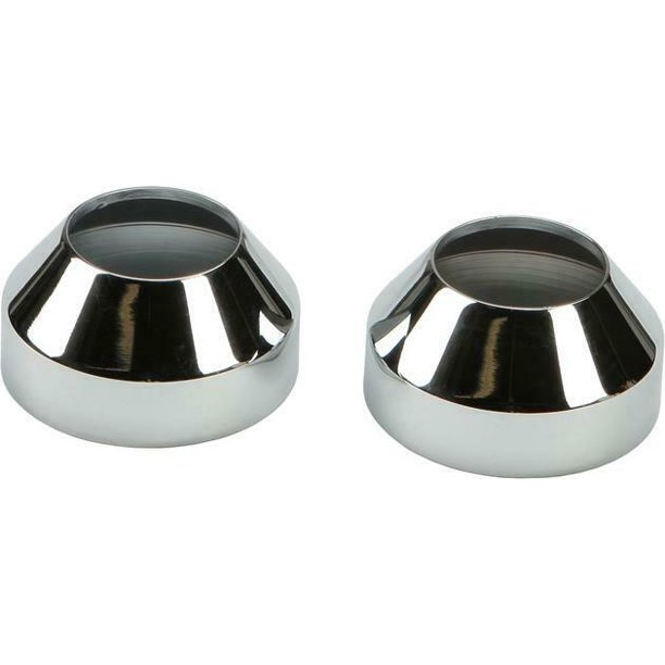 HardDrive Fork Boot Caps Chrome for 35mm Showa Forks Harley Super Glide