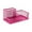 Red, variant on RFUGUG Mesh Metal Pen Holder, 3 Compartment Desk Organizer for Students Office Supplies - Perfect for Pencils, Pens, Markers and More, Space-Saving Stationery Sundries Storage Container