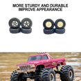 thumbnail image 2 of Neumáticos de llantas resistentes al desgaste Ounissouiy para coche RC 1/24 FCX24 Crawler Negro, 2 of 6