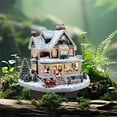 thumbnail image 5 of Christmas Fake Snow House Decorations, Mini Artificial Snowflakes, Acrylic Decoration Snow Christmas Houses Display Winter Kitchen Table Decor, 5 of 6