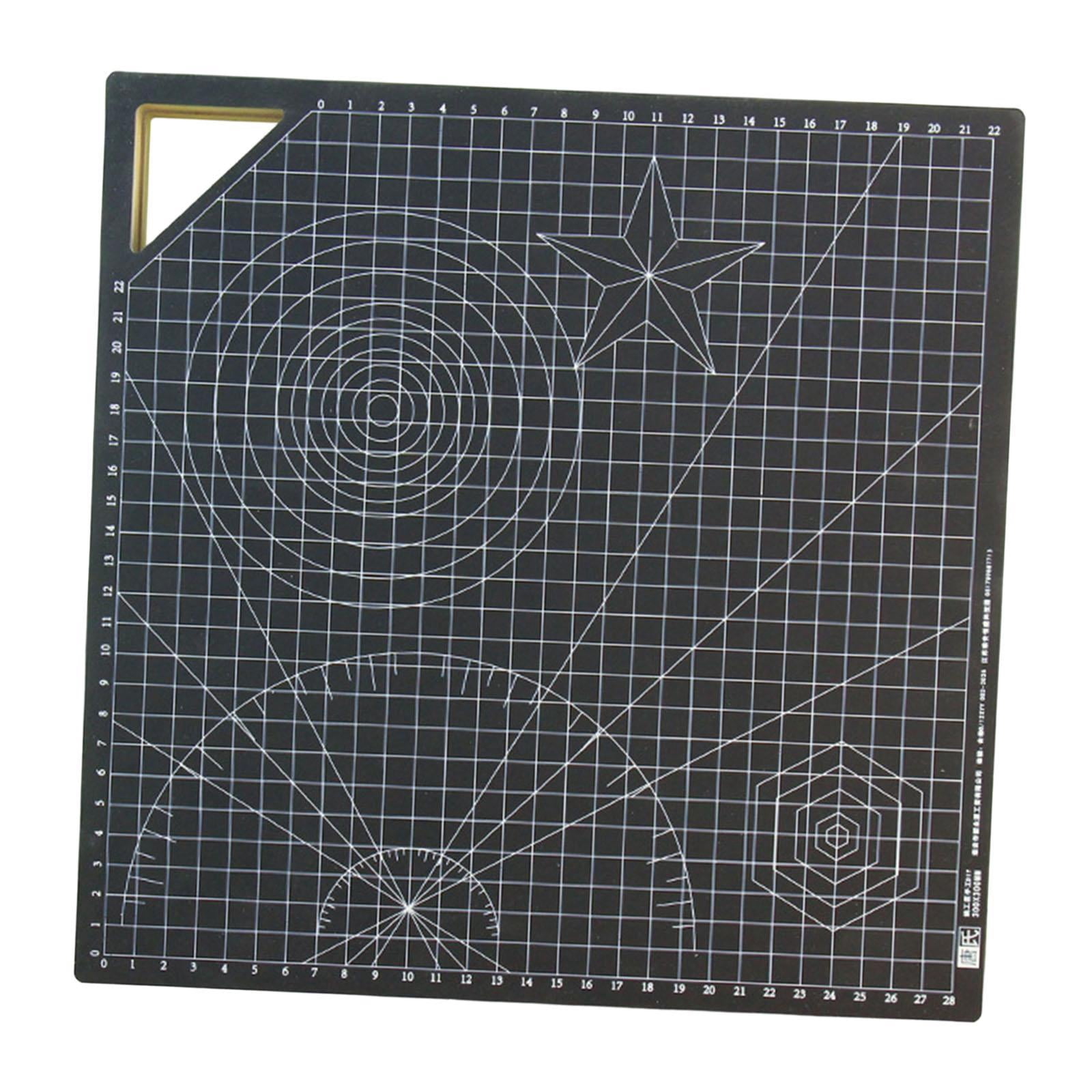 GUOOL Cutting Mat Double Sided Non Slip Square Rotary Board Crafted From Thickened Wood Material for Sewing Scrapbooking Projects Suitable for DIY Crafts Ho 30 cm