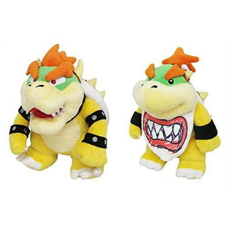Little Buddy Super Mario All Star 1423 Bowser & 1424 Bowser Jr. (Set of 2) Stuffed Plushes