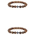 thumbnail image 3 of Justharion Unique Eye-catching Beaded Bracelets For Individual Style Easy Matching wooden beads 2Set, 3 of 6