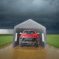 thumbnail image 4 of 12x20 feet party tent heavy duty outdoor portable garage ventilated canopy carports car shelter, 4 of 9