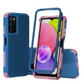 thumbnail image 1 of NIFFPD Galaxy A03S Phone Case, Samsung A03S Case, Shockproof Drop protection Cover Phone Case for Samsung Galaxy A03S Navy&Pink, 1 of 7