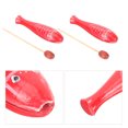 thumbnail image 1 of NIAIZEK 2Pairs Wooden Fish Musical Instruments Sturdy Natural Wood for Recreational Use, 1 of 8