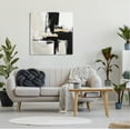 thumbnail image 3 of Stupell Industries Chaotic Black Abstract Abstract Painting Gallery Wrapped Canvas Art Print Wall Art, 30 x 30, 3 of 8