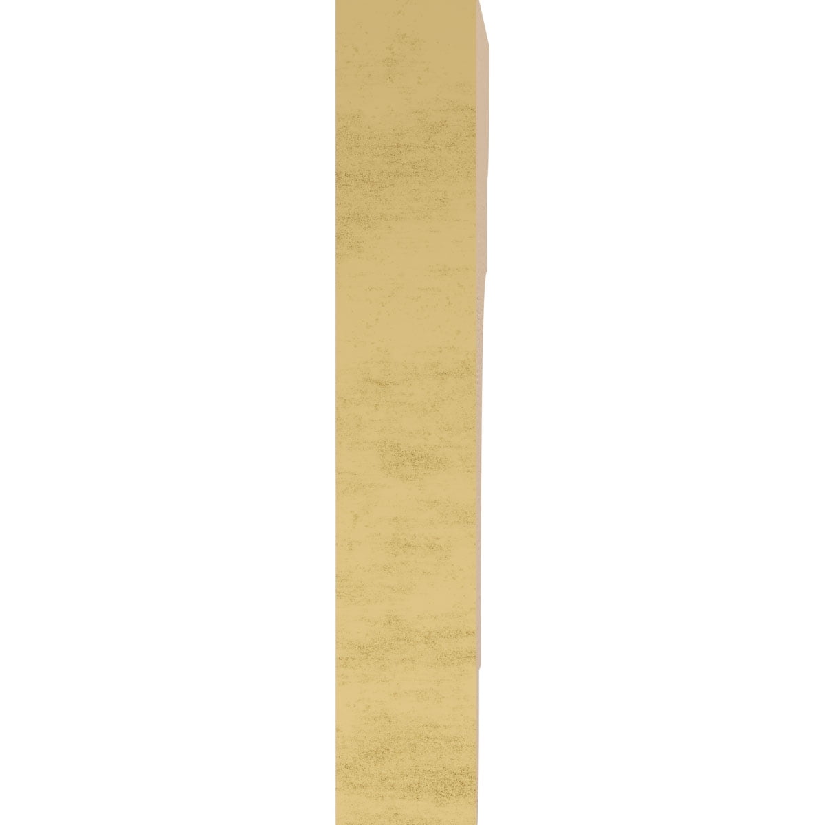 2"W x 4"D x 12"H Thin New Brighton Rough Cedar Woodgrain TimberThane Corbel, Primed Tan