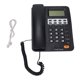 thumbnail image 3 of Teléfono con cable teléfono fijo con contestador automático teléfono de escritorio con cable con pantalla para el hogar/hotel/oficina función de calculadora de soporte/16, 3 of 8
